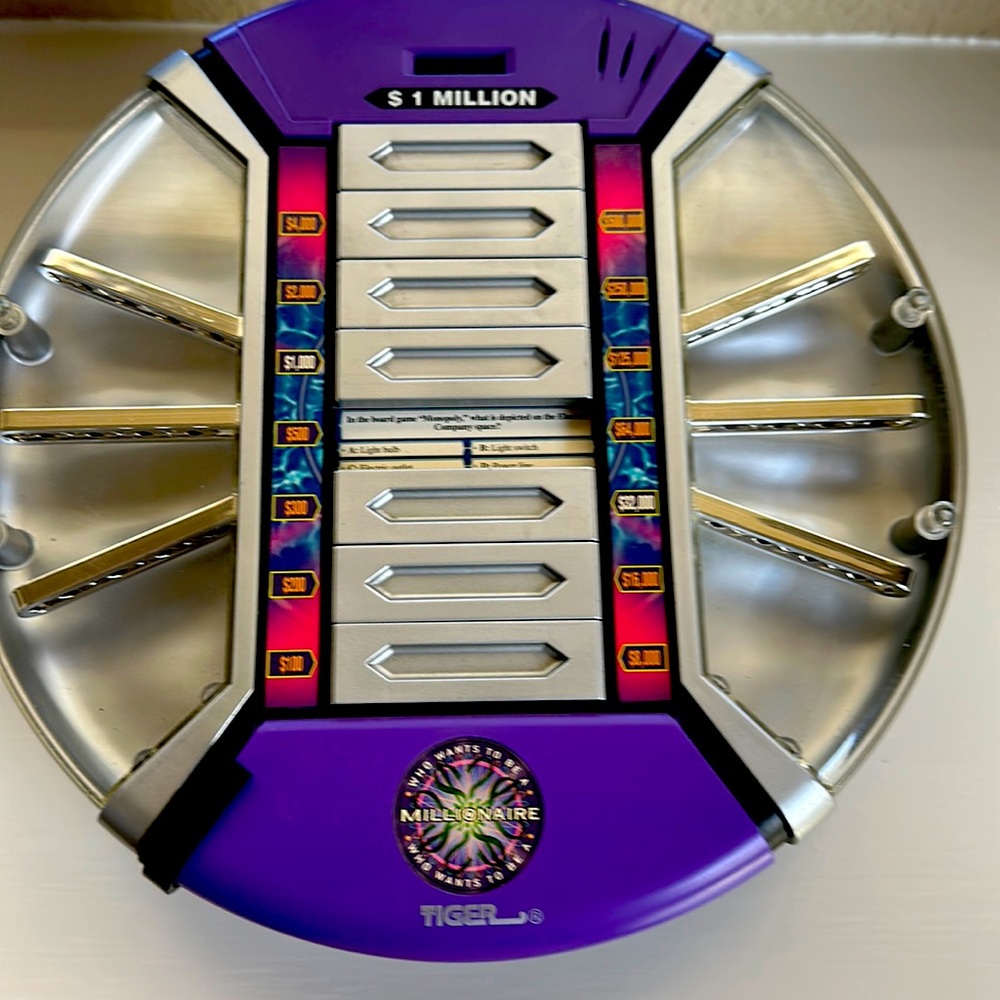 New Who Wants To Be A Millionaire Game.
New Out of Box.